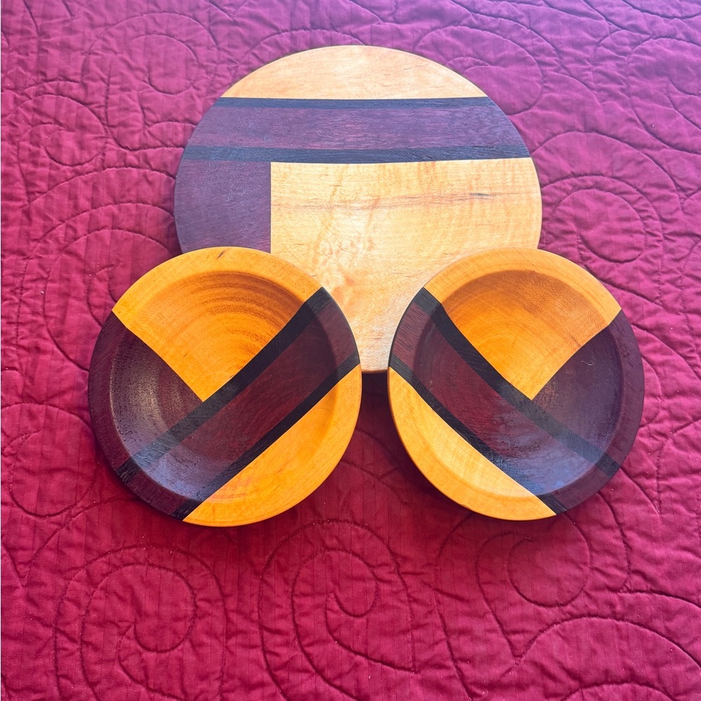 New Handcrafted Live Edge Bowls